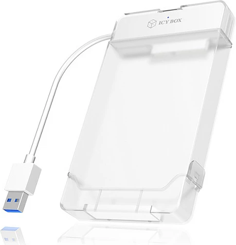 Kasë HDD/SSD RaidSonic ICY BOX IB-AC703-U3, 2.5", Serial ATA III, 5 Gbit/s, E bardhë