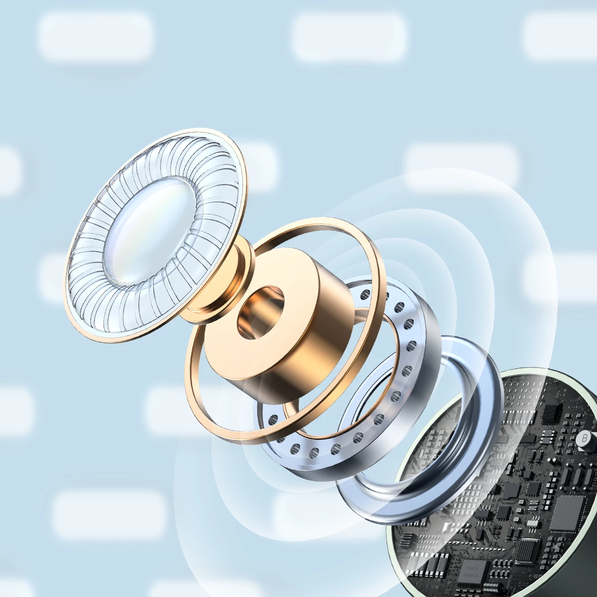 Kufje në vesh Joyroom JR-EC06, USB-C, me mikrofon, drajvera 10 mm Hi‑Fi, kabllo 1.2 m, gri