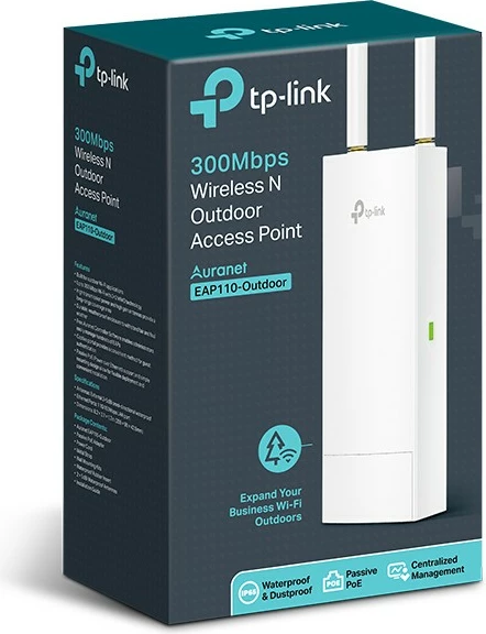 Access Point TP-Link Omada 300Mbps Wireless N, 2.4 GHz, i bardhë