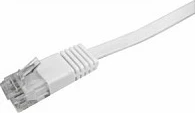 Kabllo rrjeti LogiLink patch Cat5e U/UTP, flat, 0.5m, e bardhë