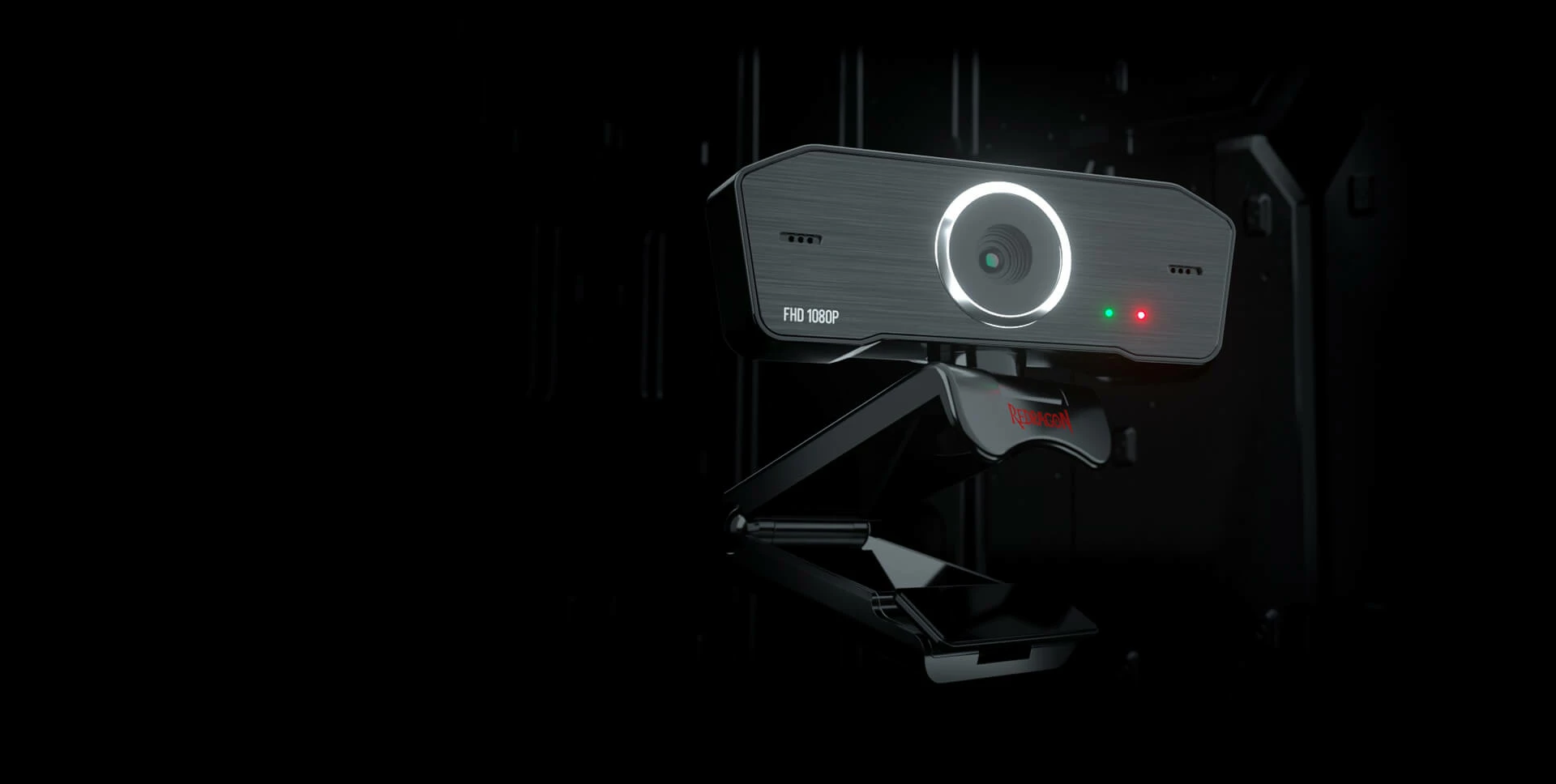 Kamerë online Redragon Hitman GW800 FHD 1080p 30fps, mikrofon stereo, rotacion 360°, e zezë