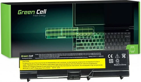 Bateri për laptop Green Cell për Lenovo ThinkPad T410/T420/T510/T520/W510, 11.1V 4400mAh, e zezë