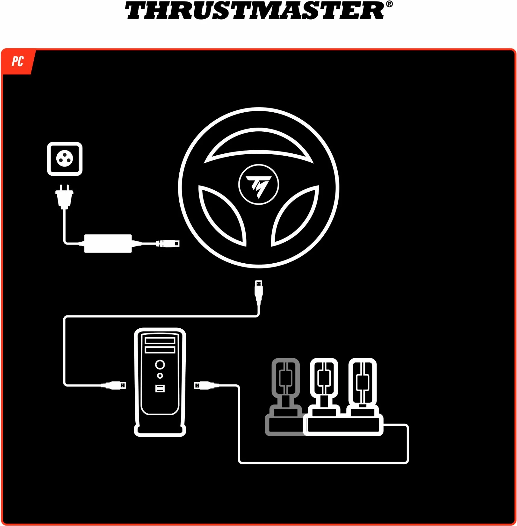 Bazë timoni Direct Drive Thrustmaster T818 V2 Black Edition 10 N·m për PC/Windows, e zezë