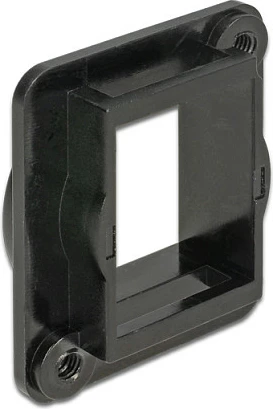 Mbajtës Keystone DeLOCK 86275, montim D-type (XLR), plastikë, i zi