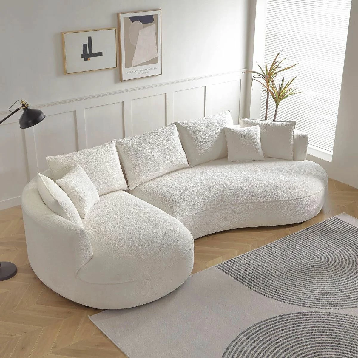 Këndare Venedik, e bardhë, Atelier del Sofa, majtas