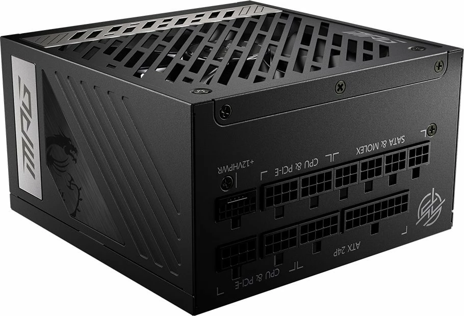 Furnizues rryme MSI MPG A850G PCIE5 850W, 80 Plus Gold, fully modular, ATX 3.1, i zi