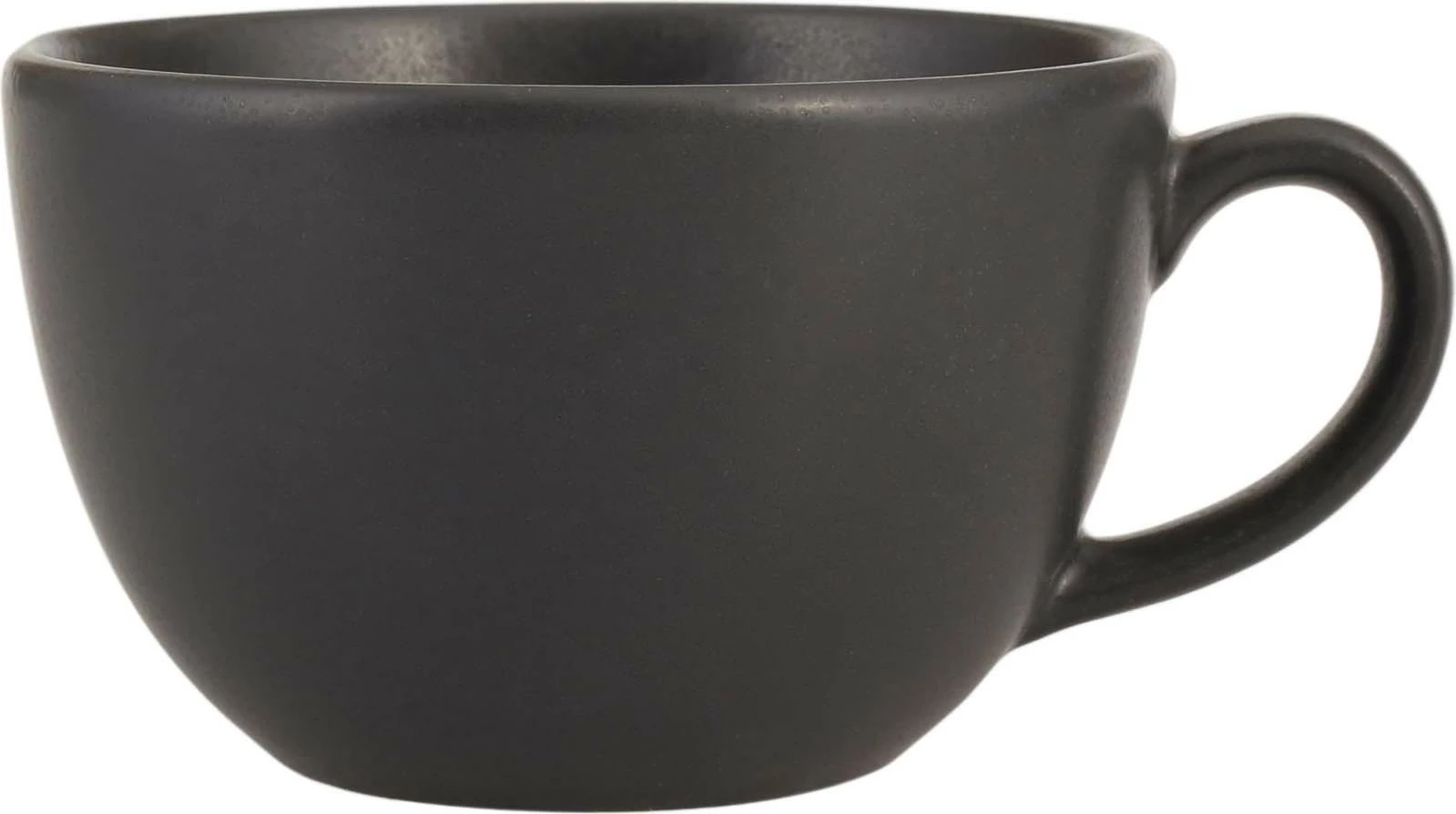 Filxhan porcelani Porland Seasons Coal 320 ml, i zi, set 6 copë