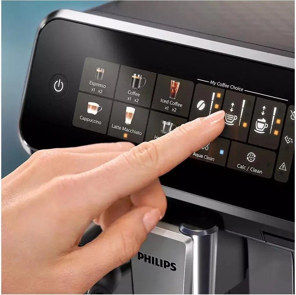 Aparat kafeje Philips EP3347/90, Seria 3300, automatik, LatteGo, e zezë