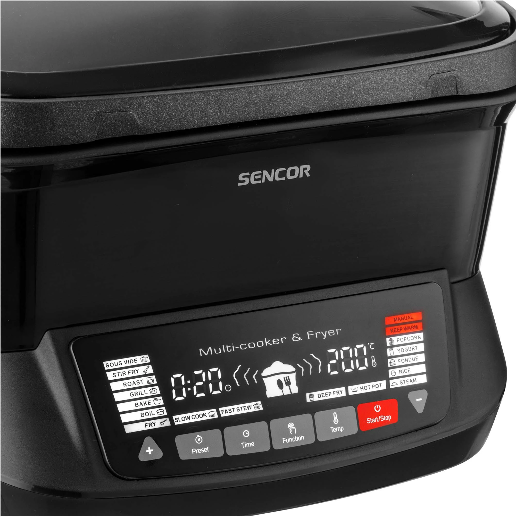 Fritezë Multifunksionale Sencor SFR 9300BK-MEG2, 4.8l, e zezë