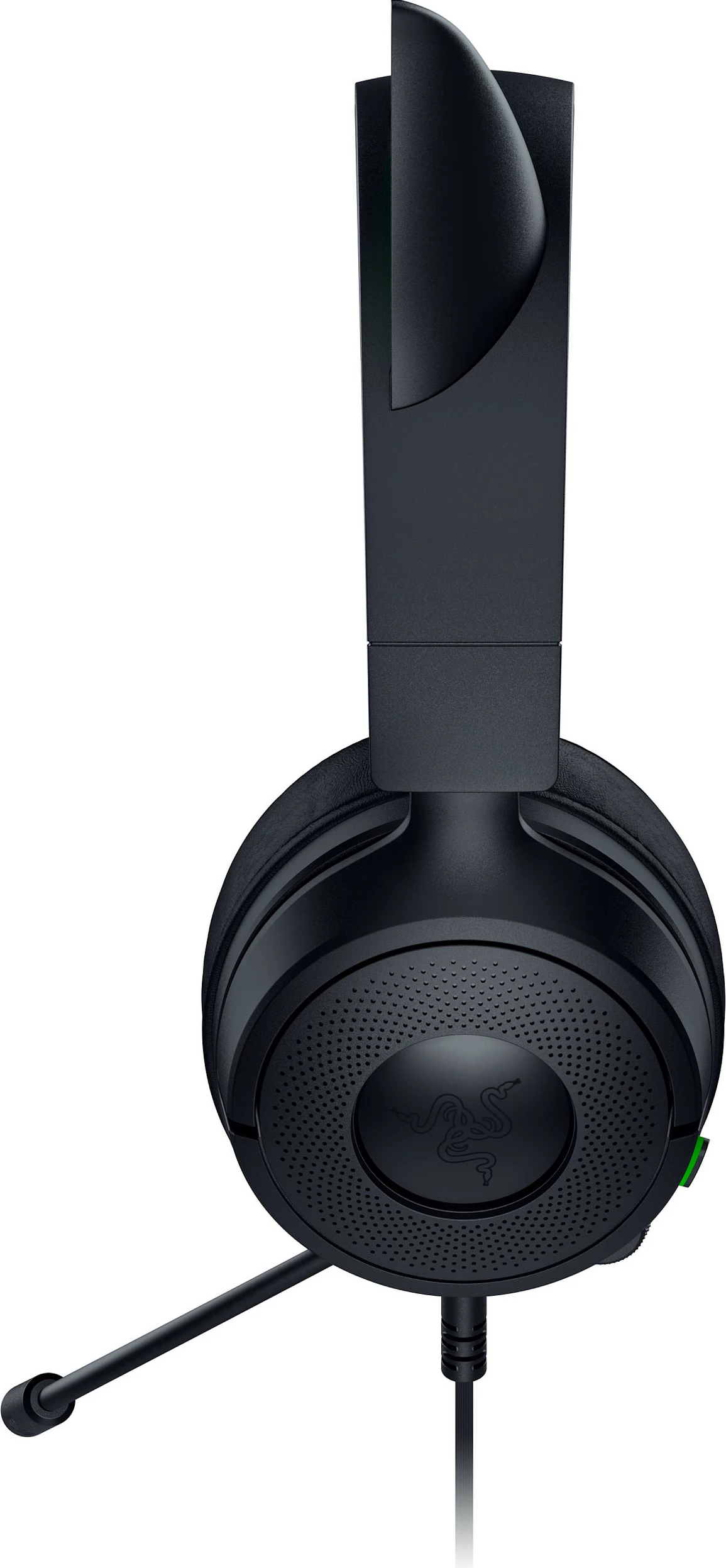 Kufje gaming Razer Kraken Kitty V3 X, me kabllo, RGB, 3.5mm/USB-A, Virtual Surround, të zeza