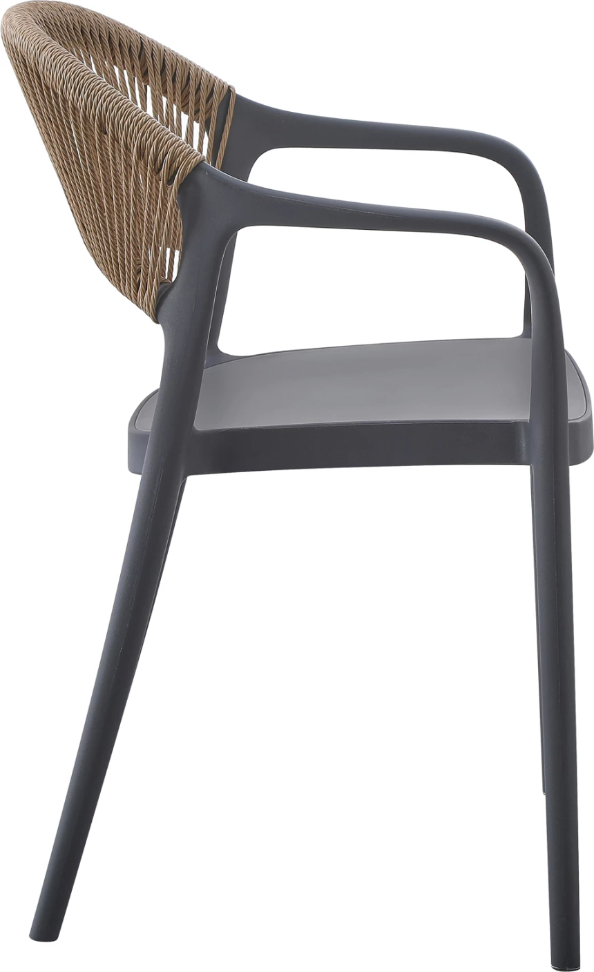 Karrige polipropileni EVA FH6155.10, gri me litar PP bezhë, 58,5x49x83,5 cm