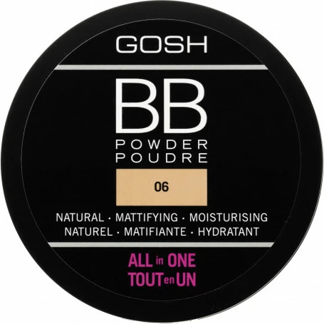 Puder kompakte BB Gosh 06 Warm Beige 6.5g