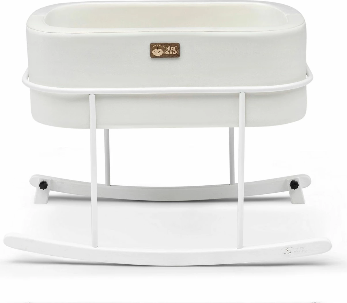 Djep Skye Decor, metal i bardhë