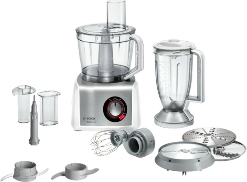 Procesor ushqimi Bosch MC812S814, 3.9 L, çelik inox, bardhë