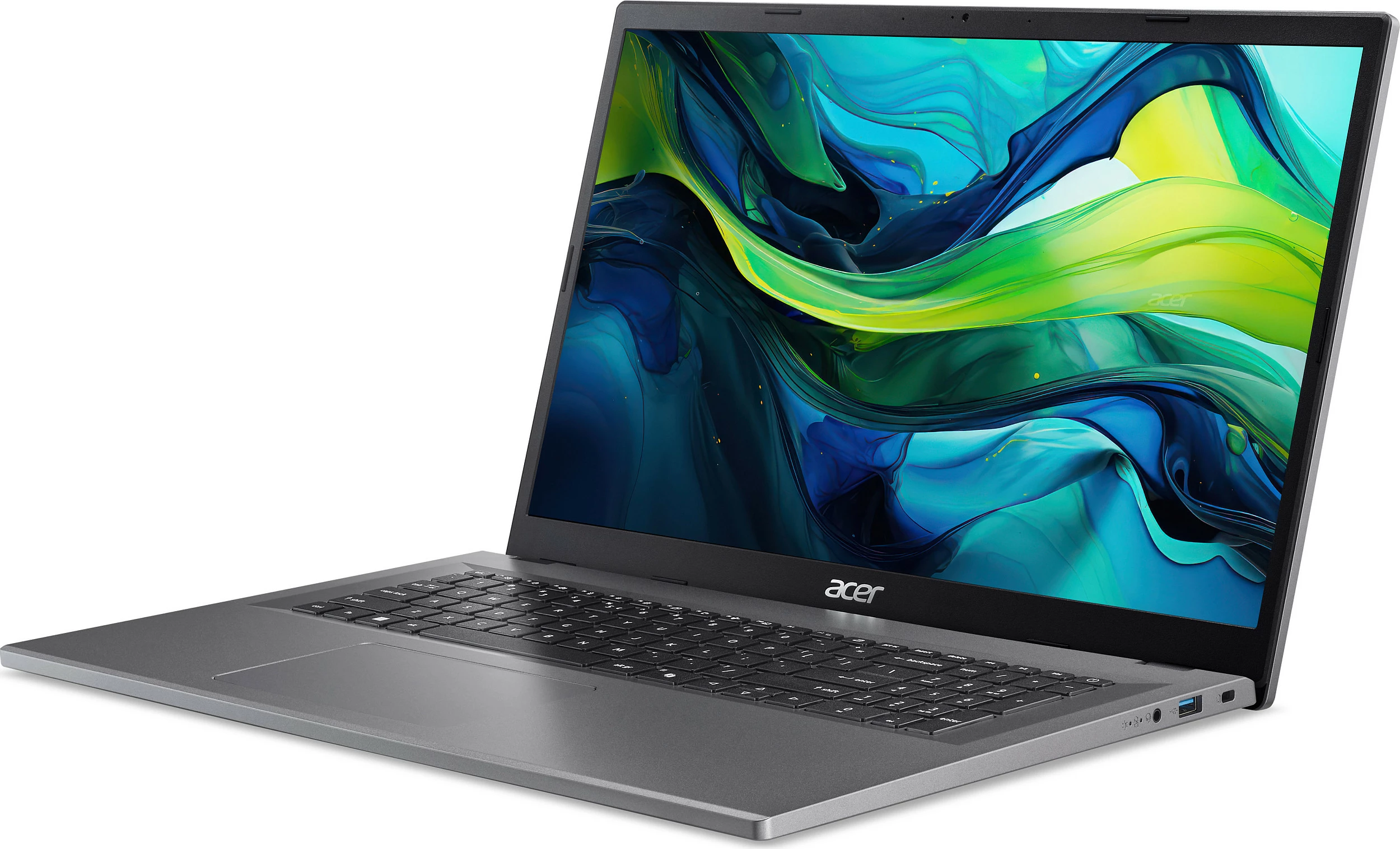 Laptop Acer Aspire Go 17 AG17-31P-33D2, 17.3" FHD, Intel Core 3, 8GB RAM, 512GB SSD, Windows 11 Home, Steel Gray