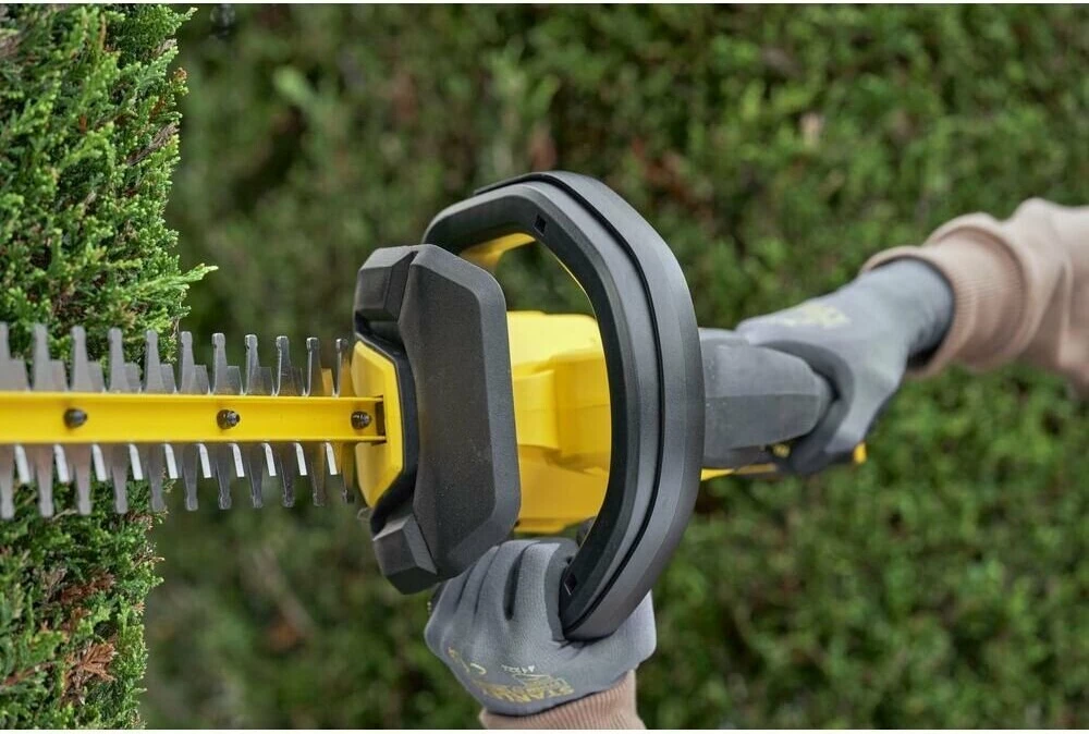 Gërshërë me bateri për gardh Stanley SFM V20 18V 50cm 2Ah, set me 1x bateri + karikues, verdhë/zi