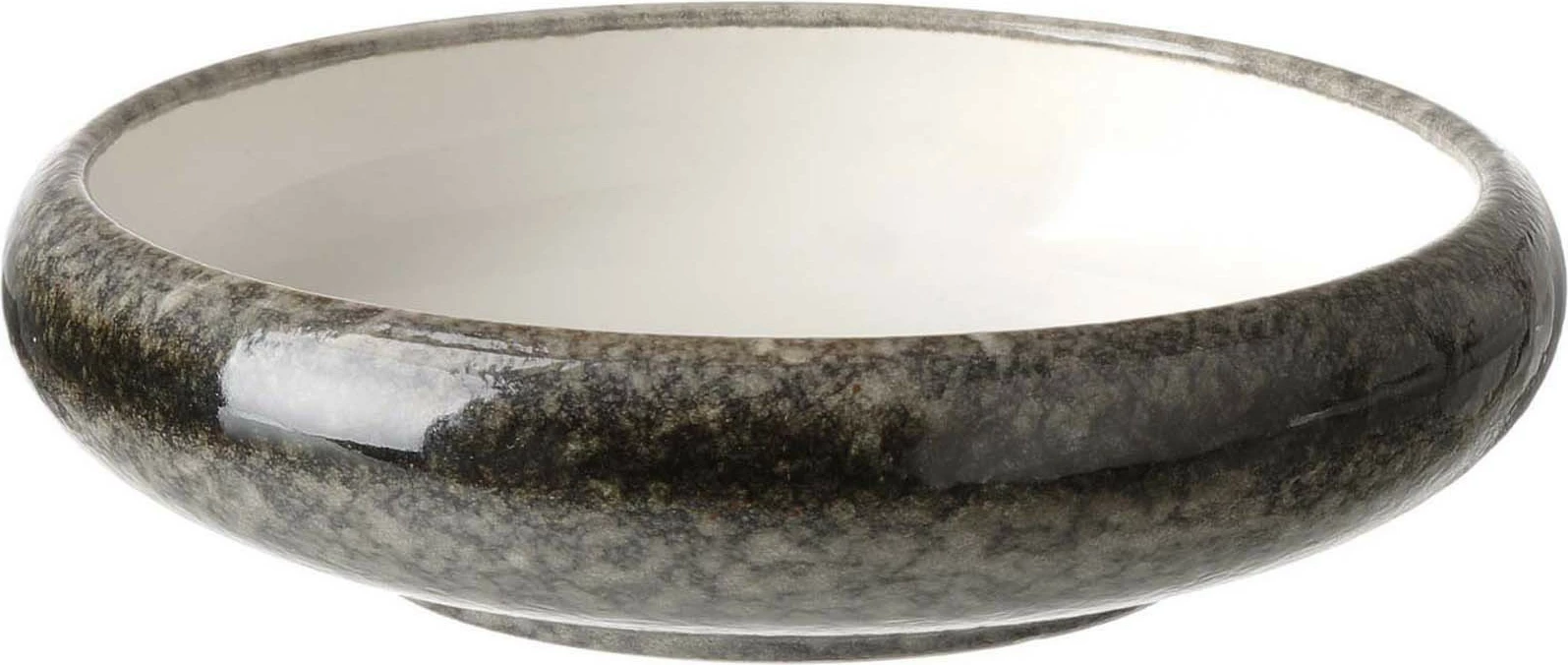 Pjatë e thellë Fine Dine Silk ø152 mm 300 ml, gri, set 3 copë