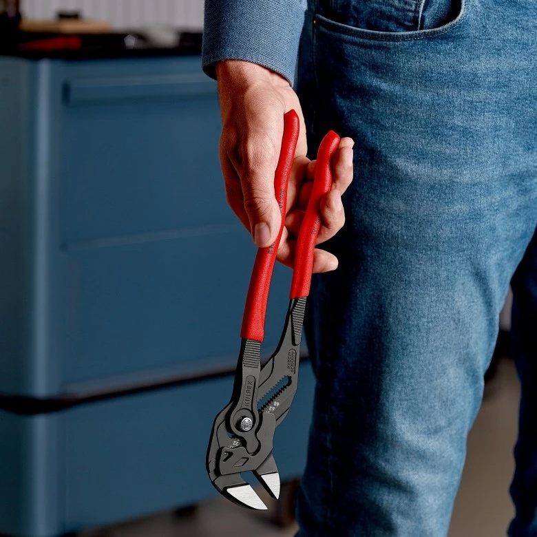 Vegël dore Knipex 86 01 300, plastik, 300mm, e kuqe