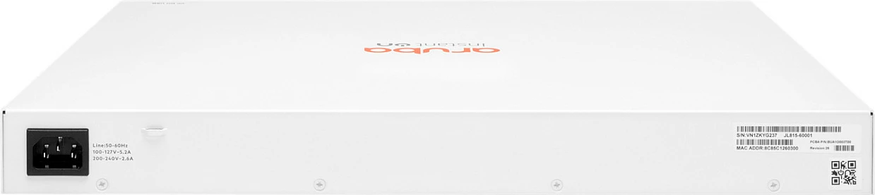 Switch HPE Aruba Instant On 1830 48G, 24x PoE Class 4, 4x SFP, 370W, 1U