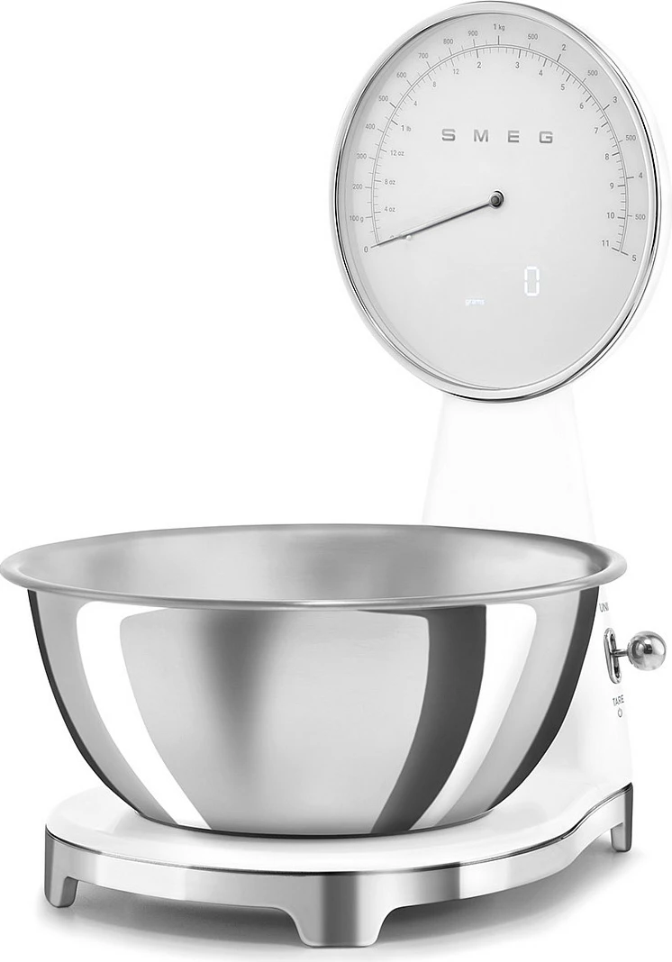 Peshore kuzhine Smeg 50's Style, me tas inox, e bardhë