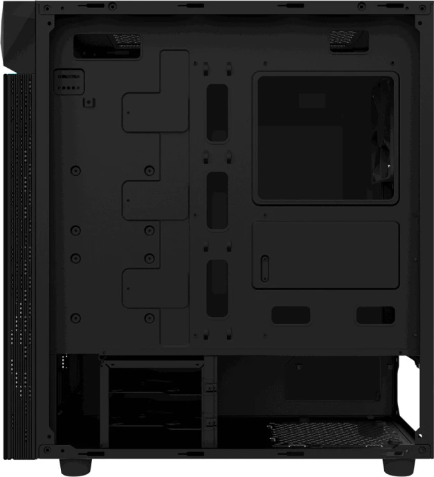 Kasë GIGABYTE GB-C200G C200 Glass ATX, RGB, e zezë