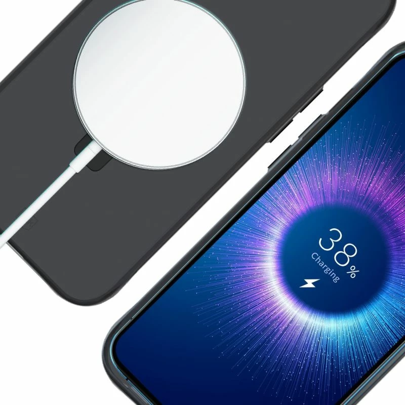 Kapak telefoni 3mk Smoke Case Mag&Stand për iPhone 17, i zi