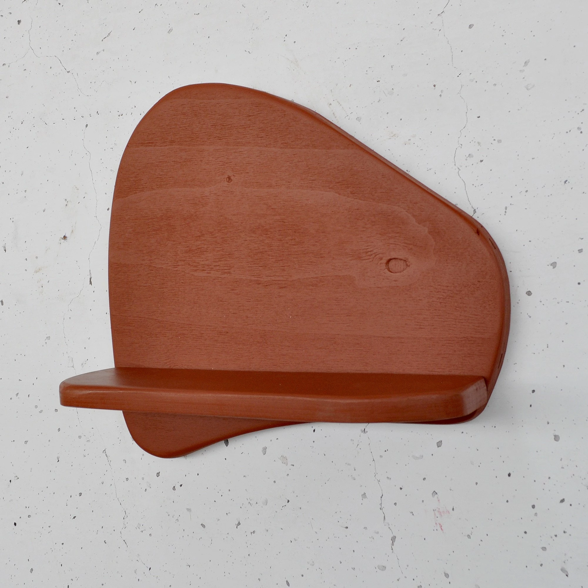Raft dekorativ muri, dru i kuq, Skye Decor, Meh221, 35x32x11cm
