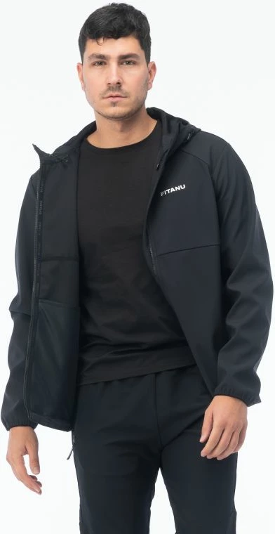 Jakne softshell për meshkuj Fitanu FARISE, e zezë [Madhësia: XL]