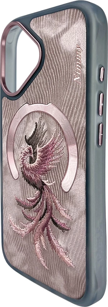 Mbështjellës Nimmy Magnetic Fantasy Animal MagSafe për iPhone 16 6.1\", Rose Gold