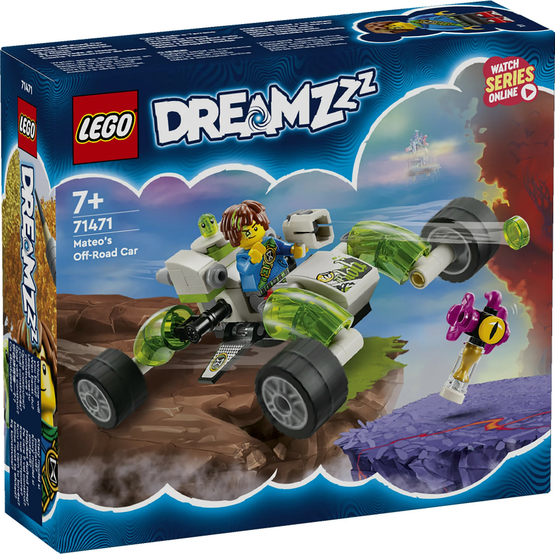 Set ndërtimi LEGO DreamZzz 71471 Mateos Off-Road Car, 94 pjesë, multikolor