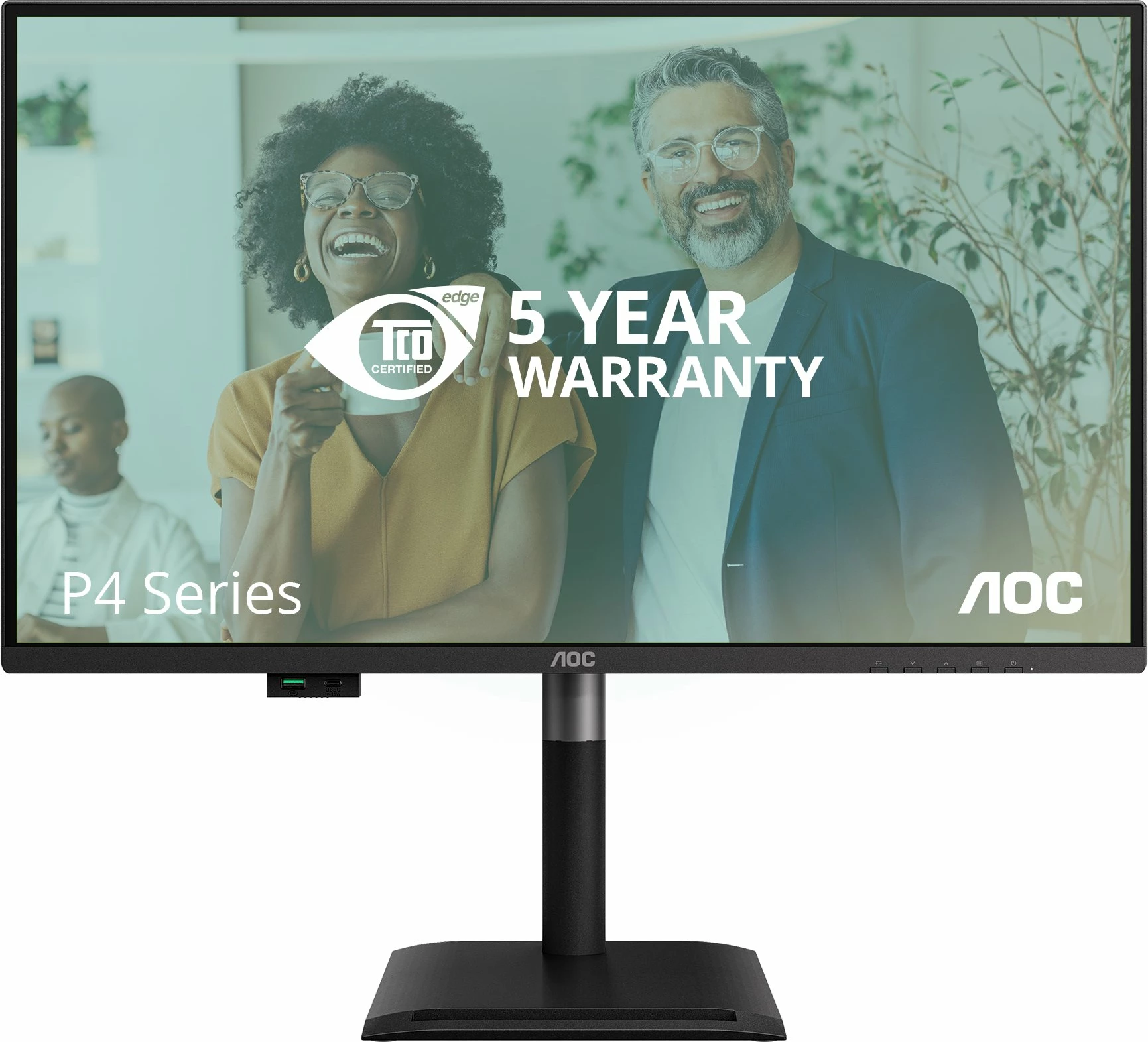 Monitor AOC Q27P4CV 27" QHD IPS 120Hz USB-C PD 96W, zi