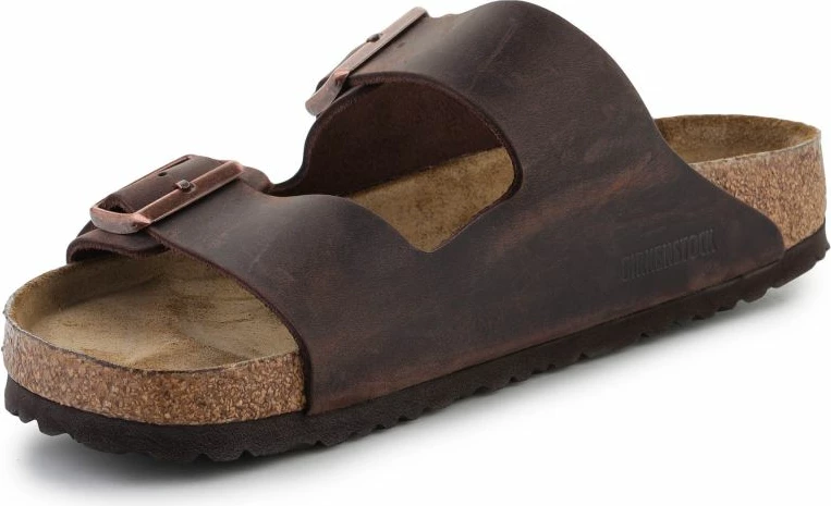 Papuqe për meshkuj Birkenstock, kafe