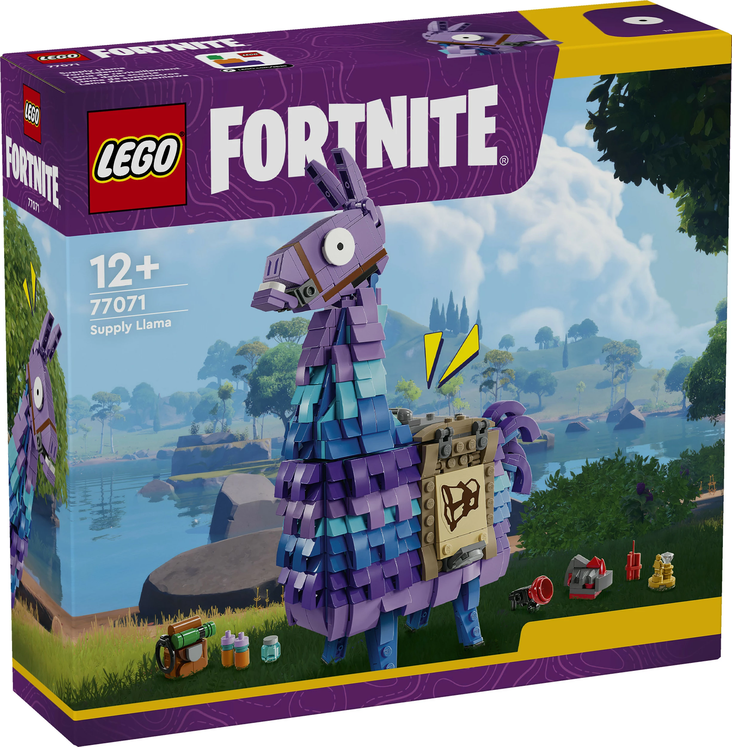 Set ndërtimi LEGO Fortnite Supply Llama 77071, 691 pjesë, shumëngjyrësh