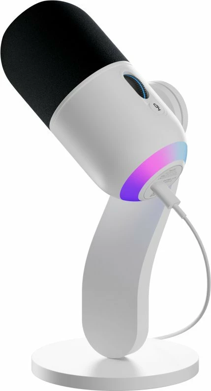Mikrofon Logitech G Yeti GX 988-000576 USB/USB-C dinamik superkardioid me RGB i bardhë
