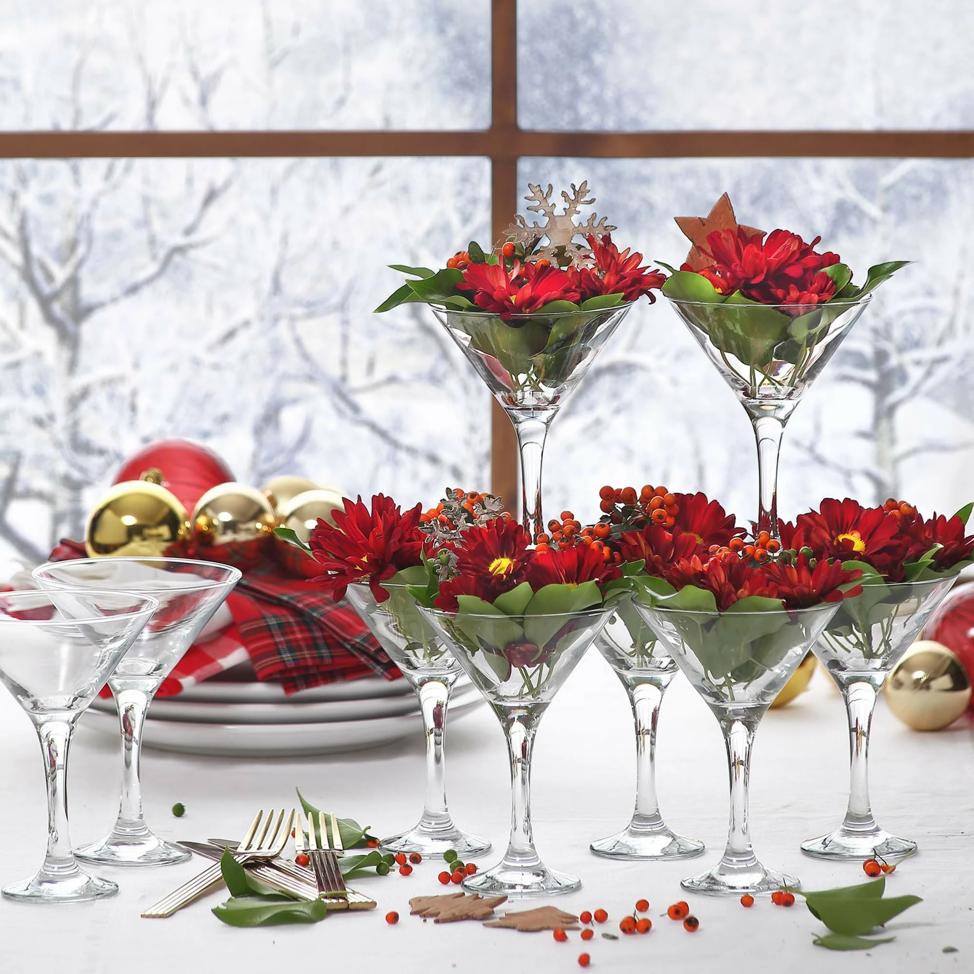 Gotë Martini LAV Sofia 175 ml, transparente, set 12 copë