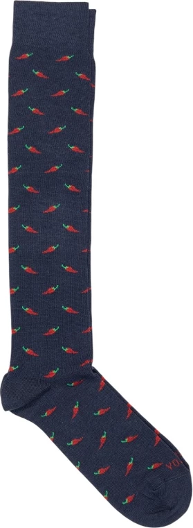 Çorape të gjata për meshkuj YOS Peperoncino, blu
