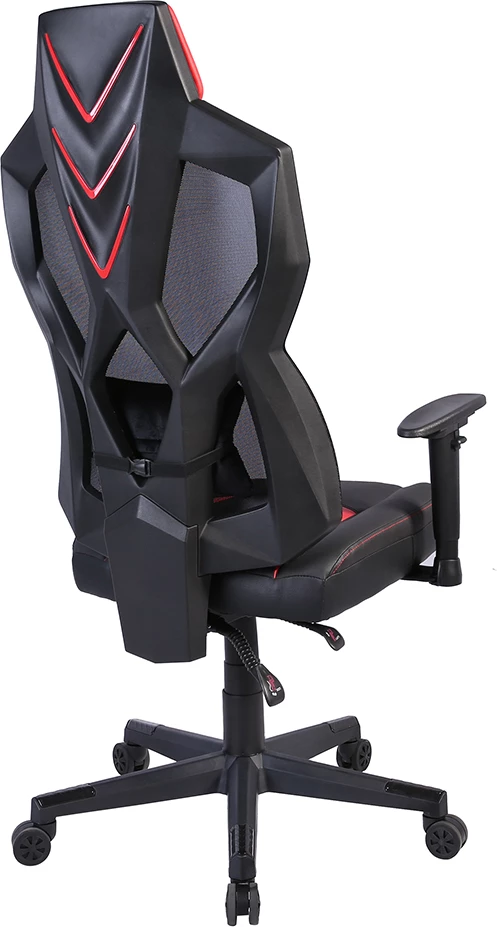 Karrige gaming për zyre, e zezë me të kuqe, STORM, 50x73x135