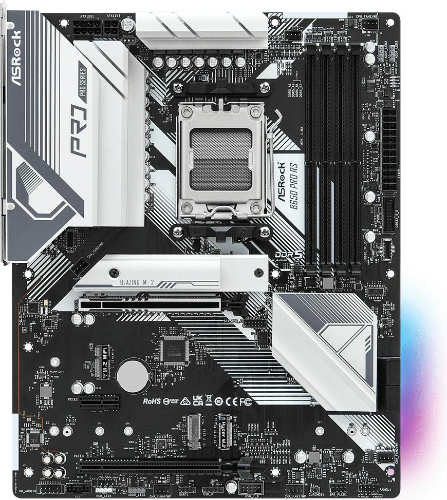 Pllakë amë ASRock B650 Pro RS, Socket AM5, DDR5, 128 GB