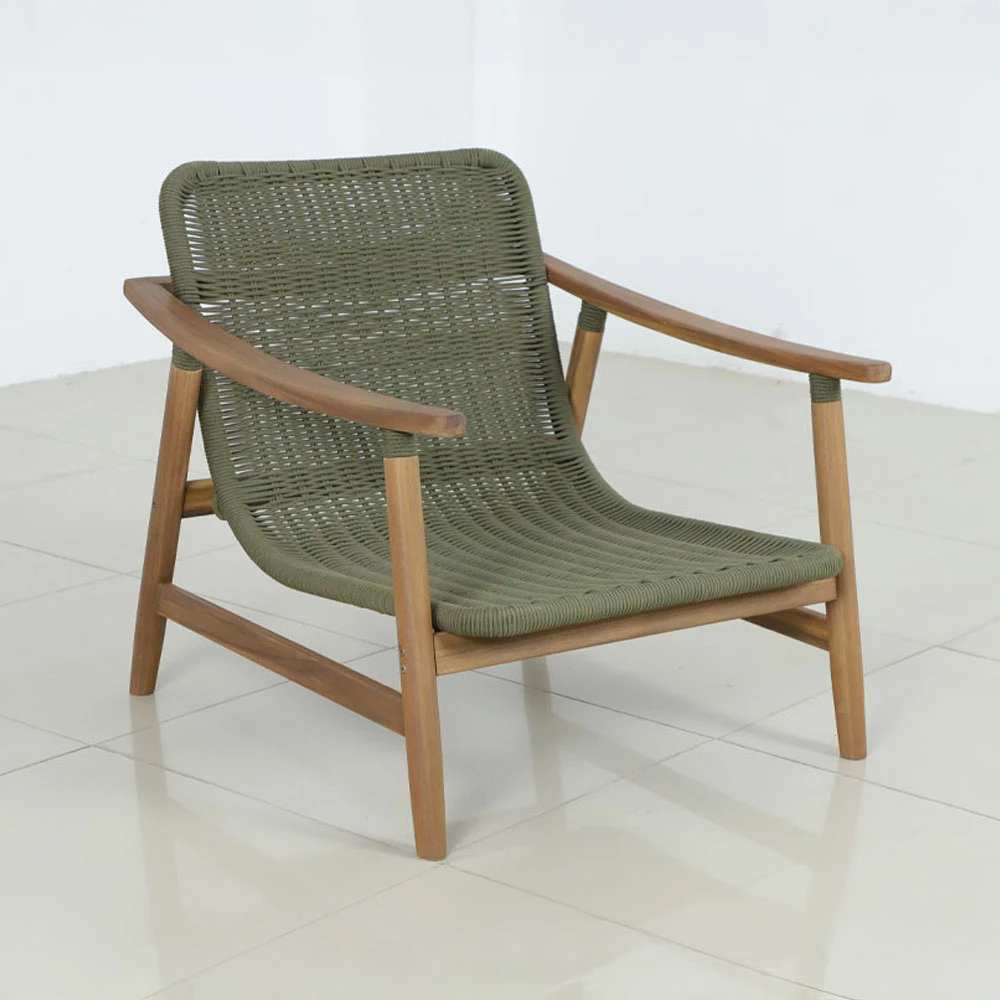 Karrige e ulët me krahë, ngjyrë ulliri, 84.5x79x75.8cm