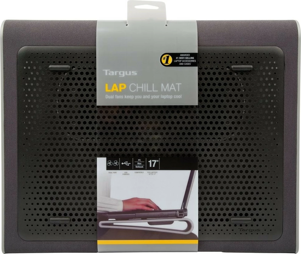Mbajtëse ftohëse laptopi Targus Lap Chill Mat, e zezë