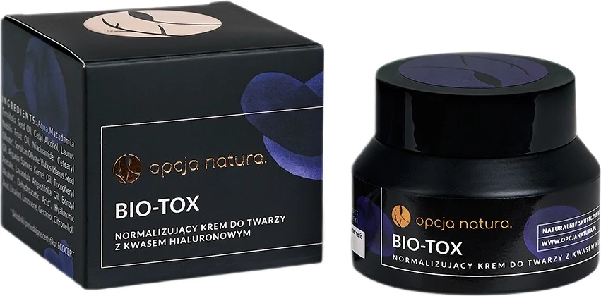 Krem fytyre për femra Opcja Natura Bio-Tox Normalizing me acid hialuronik 50ml