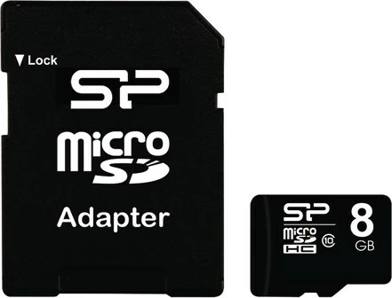 Kartë memorie microSDHC Silicon Power, 8GB 6