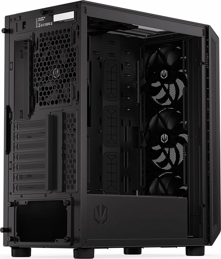 Kasë Endorfy Arx 500 Air (EY2A010), Midi Tower ATX, 5x 140mm PWM, xham i kalitur, e zezë