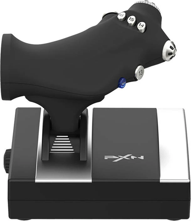 Joystick PXN PXN-2119 Pro me throttle, për PC, PS4, Xbox One, Nintendo Switch, i zi