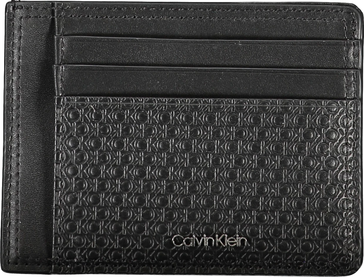 Portofol për meshkuj CALVIN KLEIN, i zi