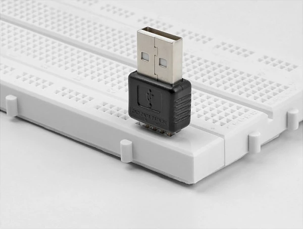 Adapter USB DeLOCK USB 2.0 Type-A mashkull, 4-pin, straight, zi/argjend