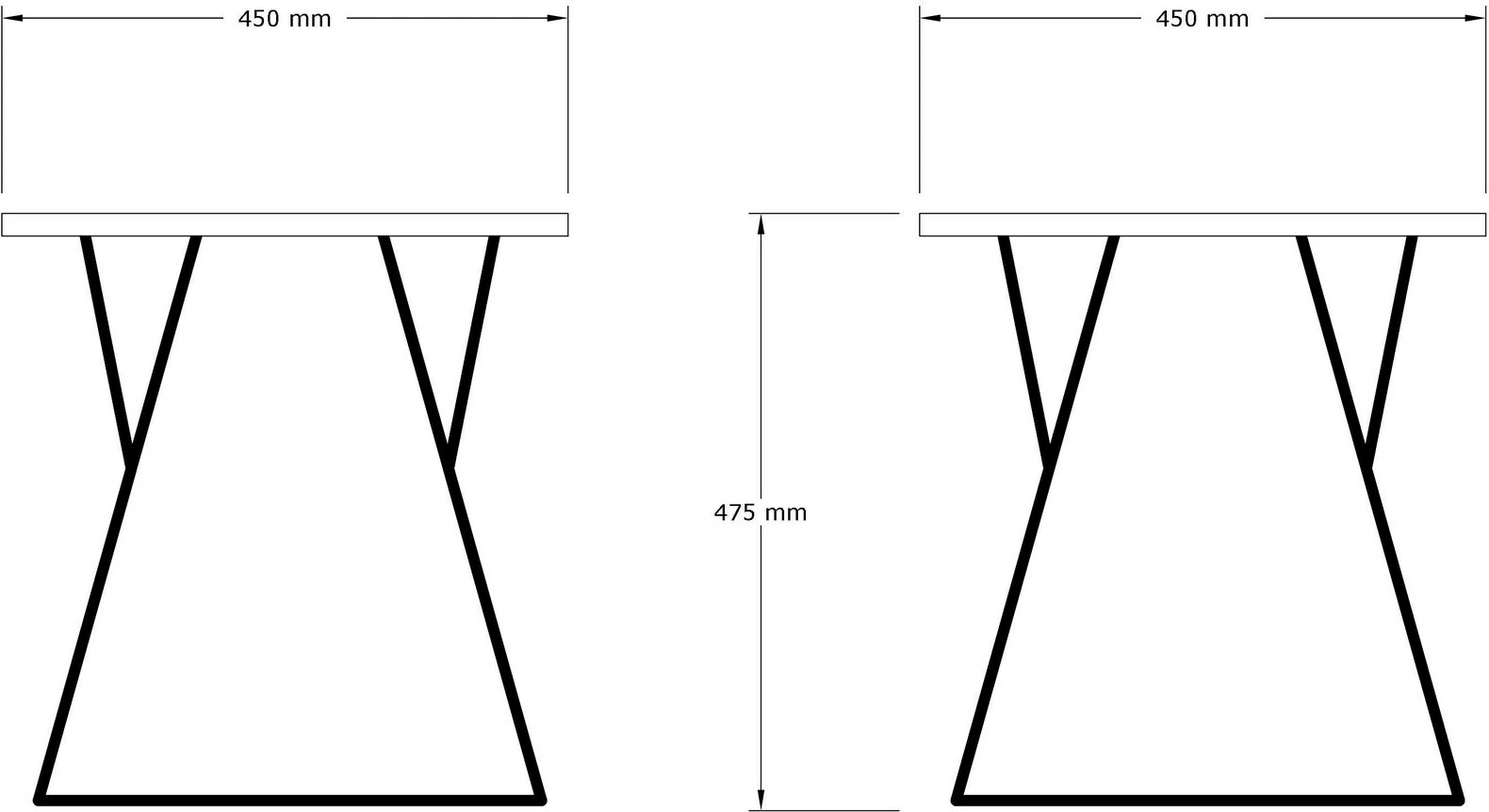Tavolinë kafeje Hanah Home, Cassis - e bardhë