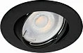 Spot LED tavanor i integrum Synergy21 Phos, i rrotullueshëm, CCT switchable, i zi