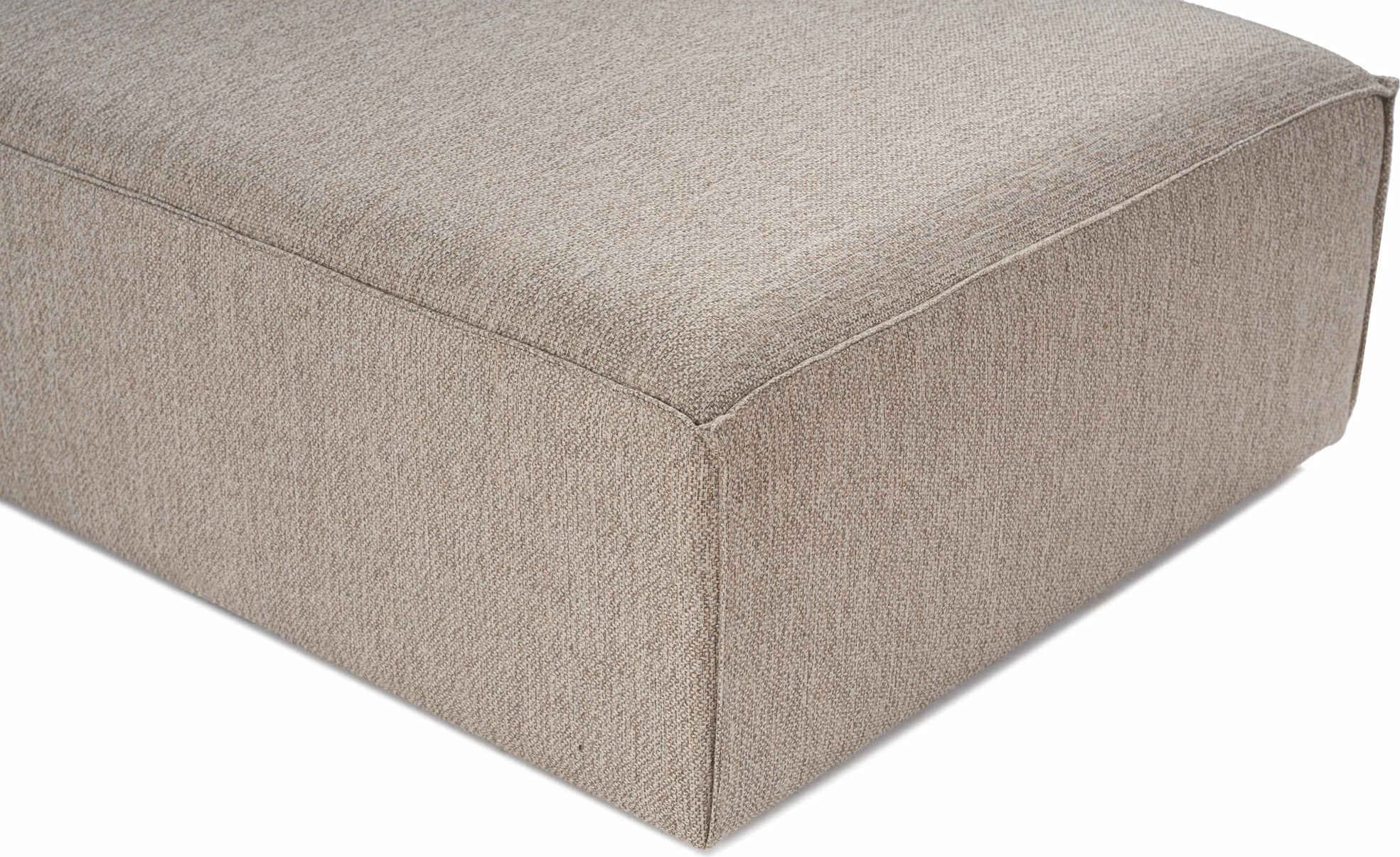 Këndare Sora, ngjyrë bezhë rëre, me pouffe, Atelier del Sofa