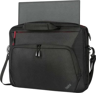 Mbështjellës Lenovo Essential Plus Topload 15.6 inç, i zi, me rrip supi